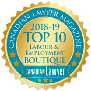 Canadian Lawyer Top 10 Badge
